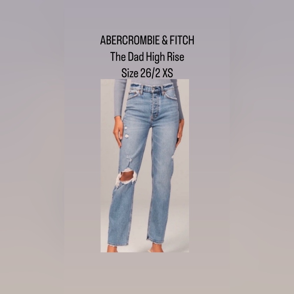 Abercrombie & Fitch The Dad High Rise Jeans
